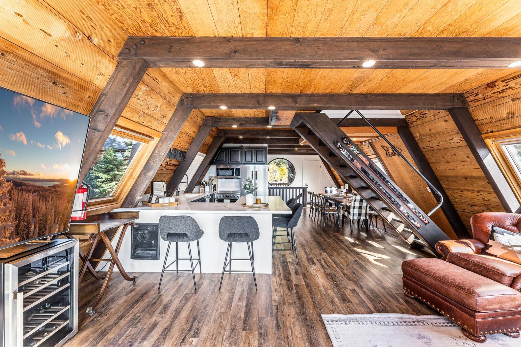 A-Frame Cabin With Hot Tub & Close To Lake Tahoe Tahoe City Ngoại thất bức ảnh