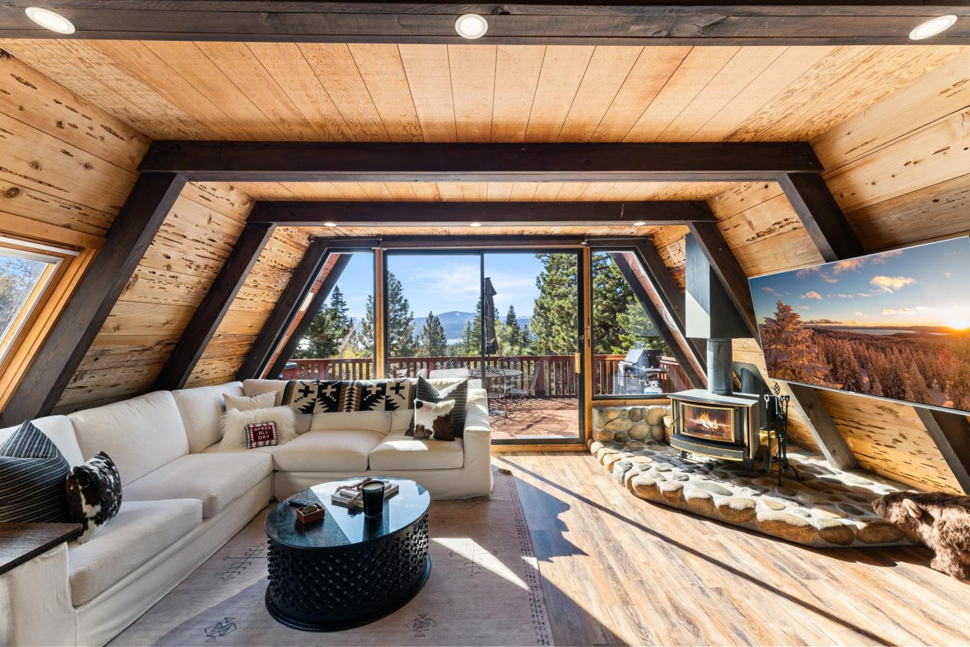 A-Frame Cabin With Hot Tub & Close To Lake Tahoe Tahoe City Ngoại thất bức ảnh